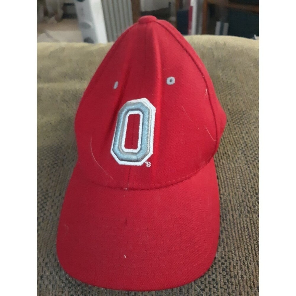 Unisex Zephyr Fitted Ohio State Buckeyes Red wool Ball Cap sz 7
